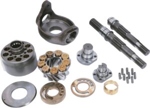Caterpillar AP12 (E200B / E320B) Hydraulic Pump Parts — cylinder blocks, valve plates, drive shafts, piston shoes and pistons