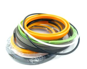 Hydraulic cylinder seal kit contents — piston seals, wear rings and wipers