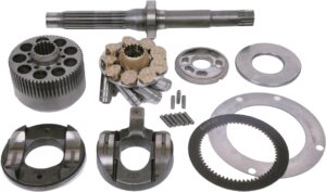 Eaton DNB50/60 Hydraulic Pump Parts — cylinder blocks, valve plates, drive shafts, piston shoes and pistons