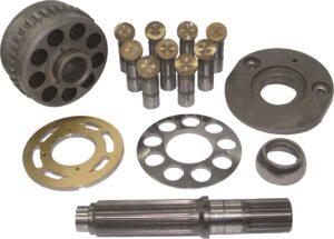 Kayaba MAG Travel Motor Parts — cylinder blocks, valve plates, drive shafts, piston shoes and pistons