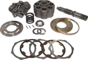 Komatsu KMF41 Swing Motor Parts — cylinder blocks, valve plates, drive shafts, piston shoes and pistons