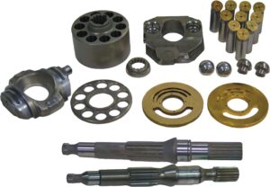 Komatsu LPD25/28 Hydraulic Pump Parts — cylinder blocks, valve plates, drive shafts, piston shoes and pistons