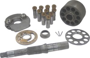 Komatsu LPD45 Hydraulic Pump Parts — cylinder blocks, valve plates, drive shafts, piston shoes and pistons