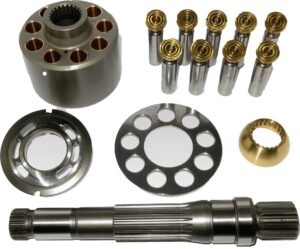 Rexroth A4VG Hydraulic Pump Parts — cylinder blocks, valve plates, drive shafts, piston shoes and pistons